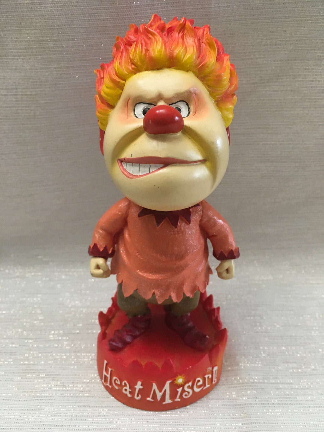 Vintage Rankin and Bass the Year Without a Santa Claus Heat Miser  Bobblehead - Etsy