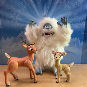 Vintage Rudolph the Red-Nosed Reindeer Figures