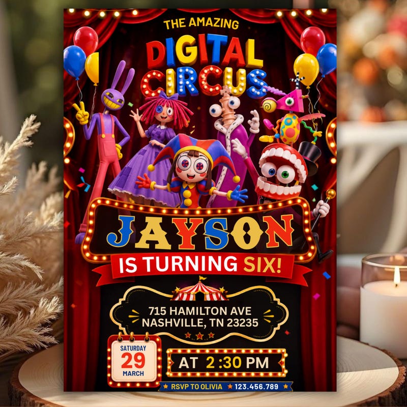 Circus Paper - Etsy