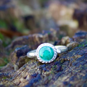 Chrysocolla Sterling Silver Ring