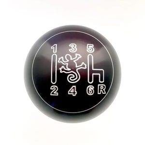 Rocknob Black Billet Aluminum 6 Speed Gear Shift Knob