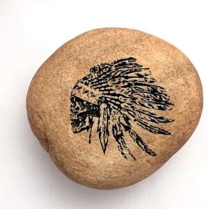 Rocknob Moab Indian Chief Skull Gear Shift Knob