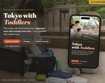 Tokyo-route met kinderen | Familiereisgids Japan door een moeder uit Tokio | Peutervriendelijke planner + Google Map | Bijgewerkt in 2026