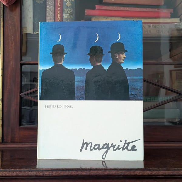 Vintage art book "Magritte" by Bernard Noël