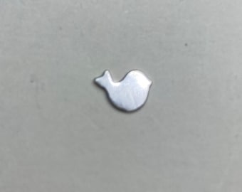 Solderable Bird Accents, Sterling Silver Embellishments, 10 Pieces, Free Postage