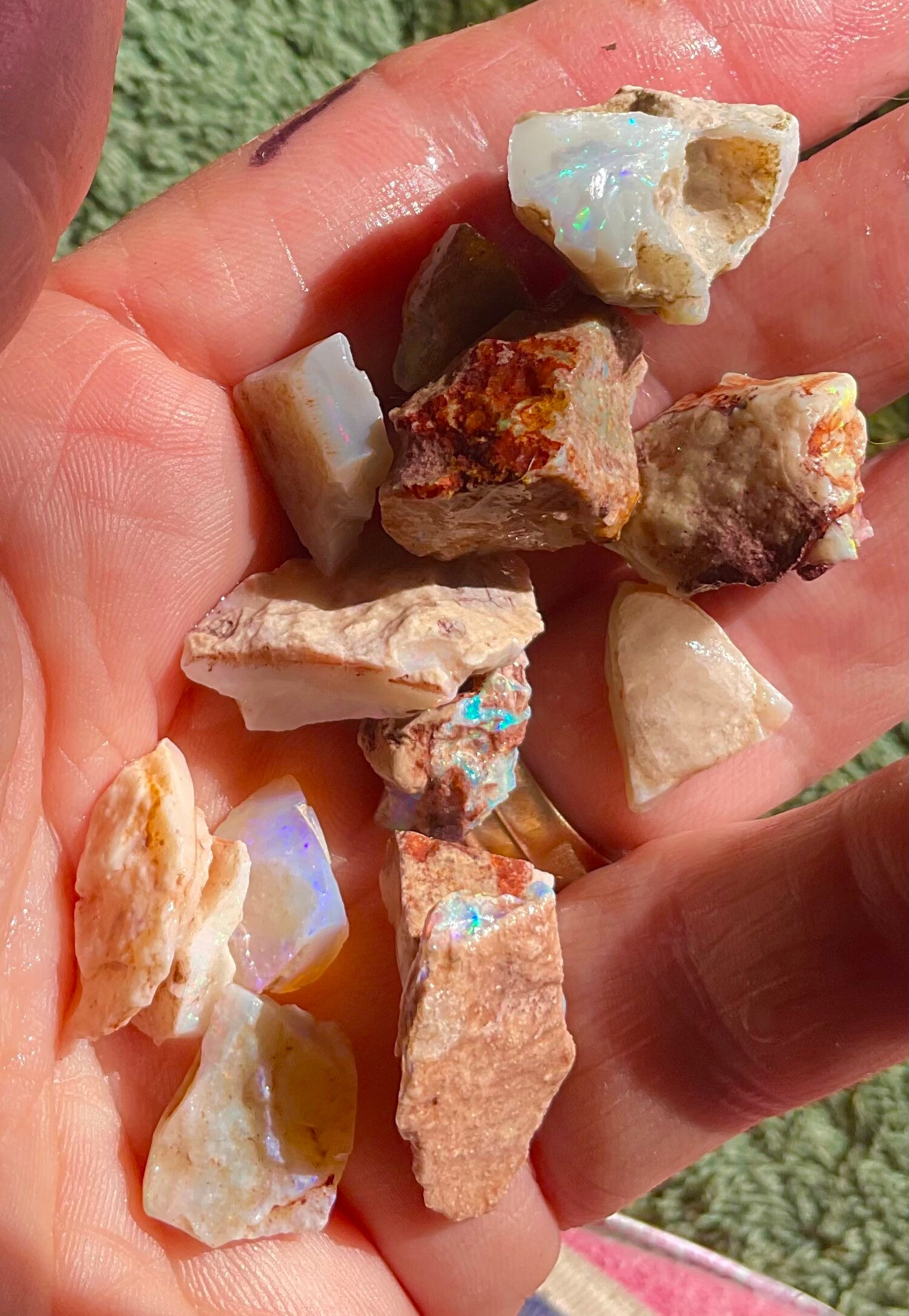 20gr 100ct White Opal Rough Coober Pedy Opal Lapidary Etsy