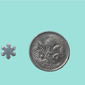 Solderable Flower Accents, Sterling Silver Embellishments, 10 Pieces, Free Postage