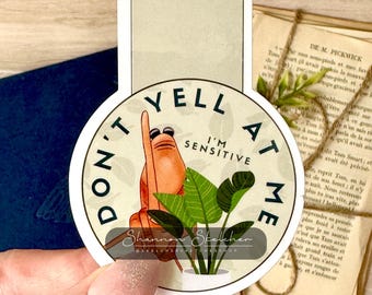 Marcus the Worm Magnetic Bookmark –"Don't Yell at Me" – TikTok Inspired Illustration | Meme, Robert, Sardine