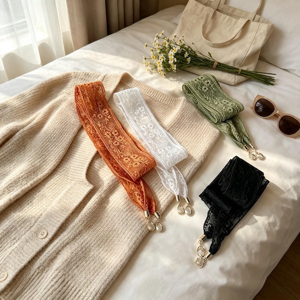 Haarband mit floraler Spitze, zartes Haarband mit Kristallanhänger, Haaraccessoire im Vintage-Stil mit Schleife für Damen, Brautgeschenk