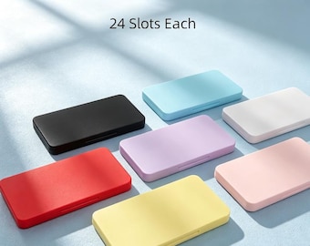Switch Magnetic Card Case, 24 Slots Storage Box, Portable Holder for OLED & Switch 2