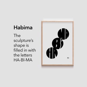 Habima Square Print • Tel Aviv Poster • Wall Decor • Unique gift