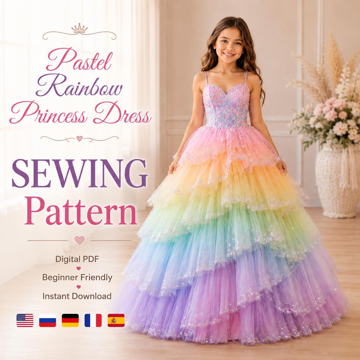 Pastel Rainbow Gown