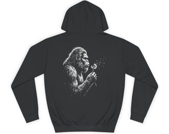 Sasquatch Illustration Hoodie | Unisex Pull-Over Hoodie