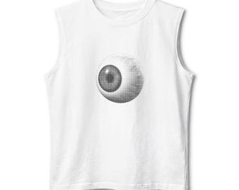 Realistic Eyeball Illustration Tank | Unisex Tank