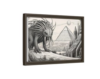 Lovecraftian Desert Monster Canvas