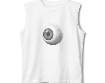 Realistic Eyeball Illustration Tank | Unisex Tank