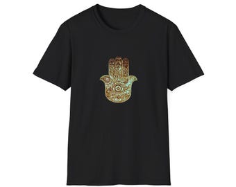 Hamsa Hand Mandala T-Shirt | Unisex Tee