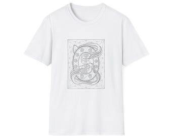 Geometric Line Art T-Shirt | Unisex Tee