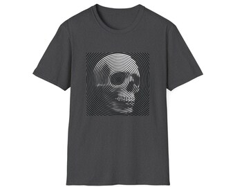 Concentric Circle Skull T-Shirt | Unisex Tee