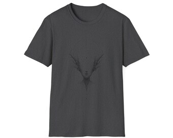 Surreal Celestial Portrait T-Shirt | Unisex Tee