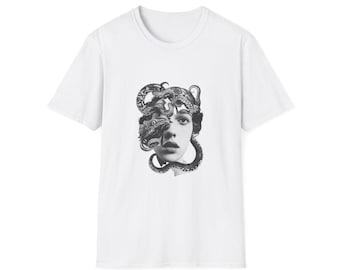 Medusa Head Illustration T-Shirt | Unisex Tee