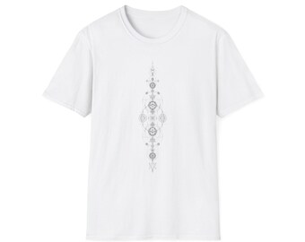 Minimal Sacred Geometric Mandala T-Shirt | Unisex Tee