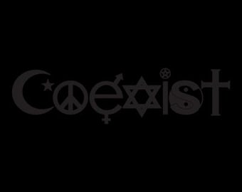 Coexist Logo Hoodie | Unisex Hoodie