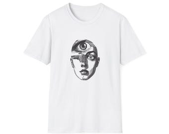 Surreal Third Eye Face T-Shirt | Unisex Tee