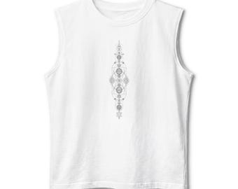 Delicate Vertical Mandala Tank