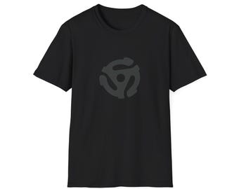 45 RPM Adapter Record Player T-Shirt | Unisex Tee