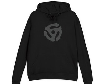 45 RPM Adapter 2 Sided Hoodie | Unisex Pull-Over Hoodie