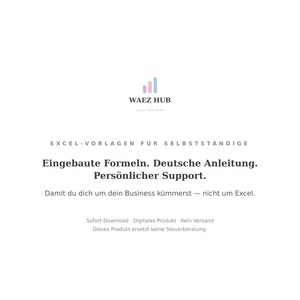 WAEZ HUB Logo — Excel-Vorlagen für Selbstständige: eingebaute Formeln, deutsche Anleitung, persönlicher Support
