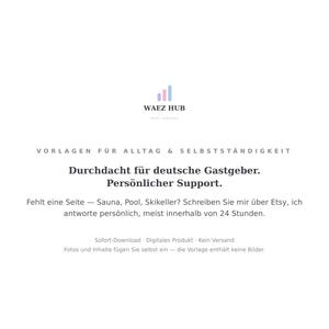 WAEZ HUB Logo — Vorlagen für Alltag und Selbstständigkeit mit persönlichem Support