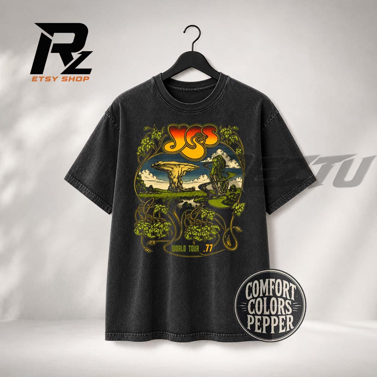 Vintage Yes Band T Shirts - Etsy