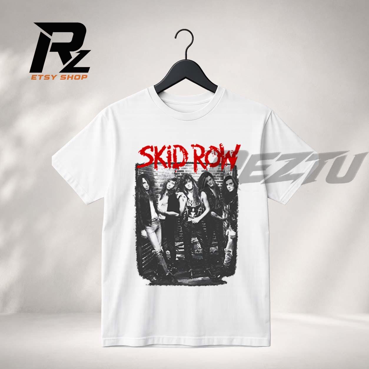 80's Skid Row Tee - Etsy