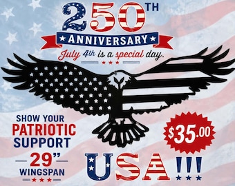 Eagle and Flag