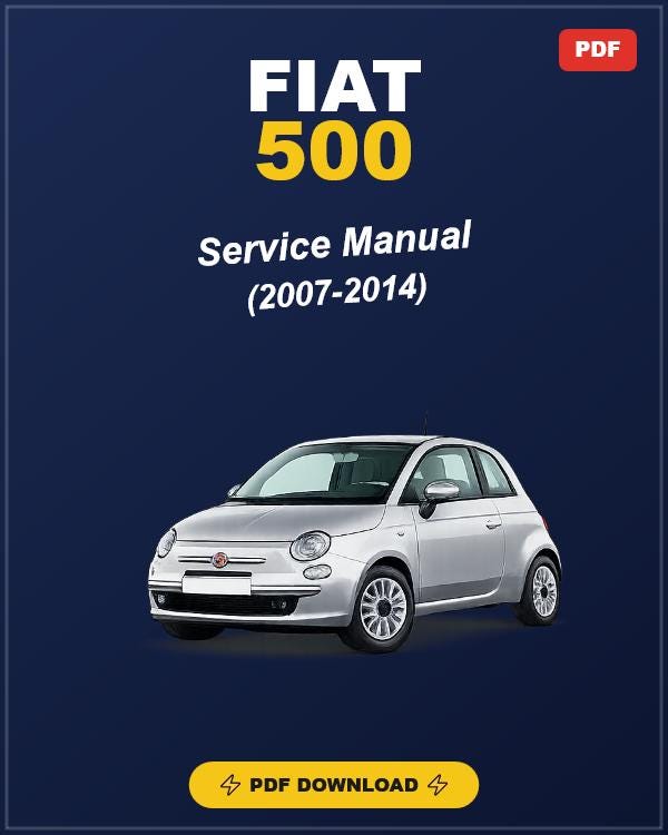 Fiat 500 workshop manual - Etsy 日本
