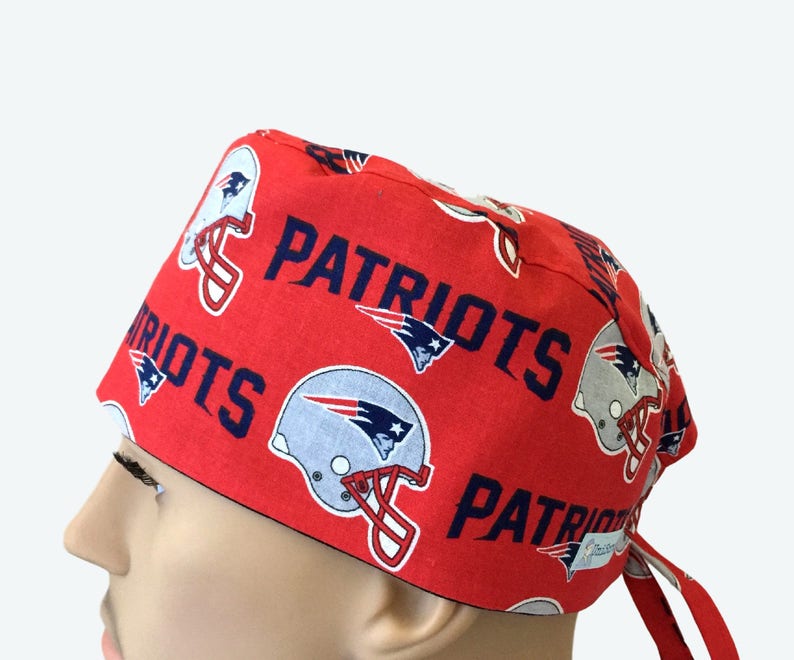 patriots scrub cap