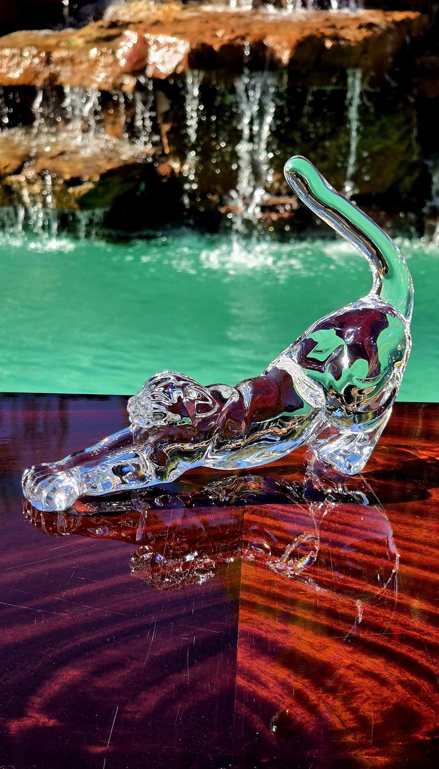 Lenox Crystal Cat - Etsy