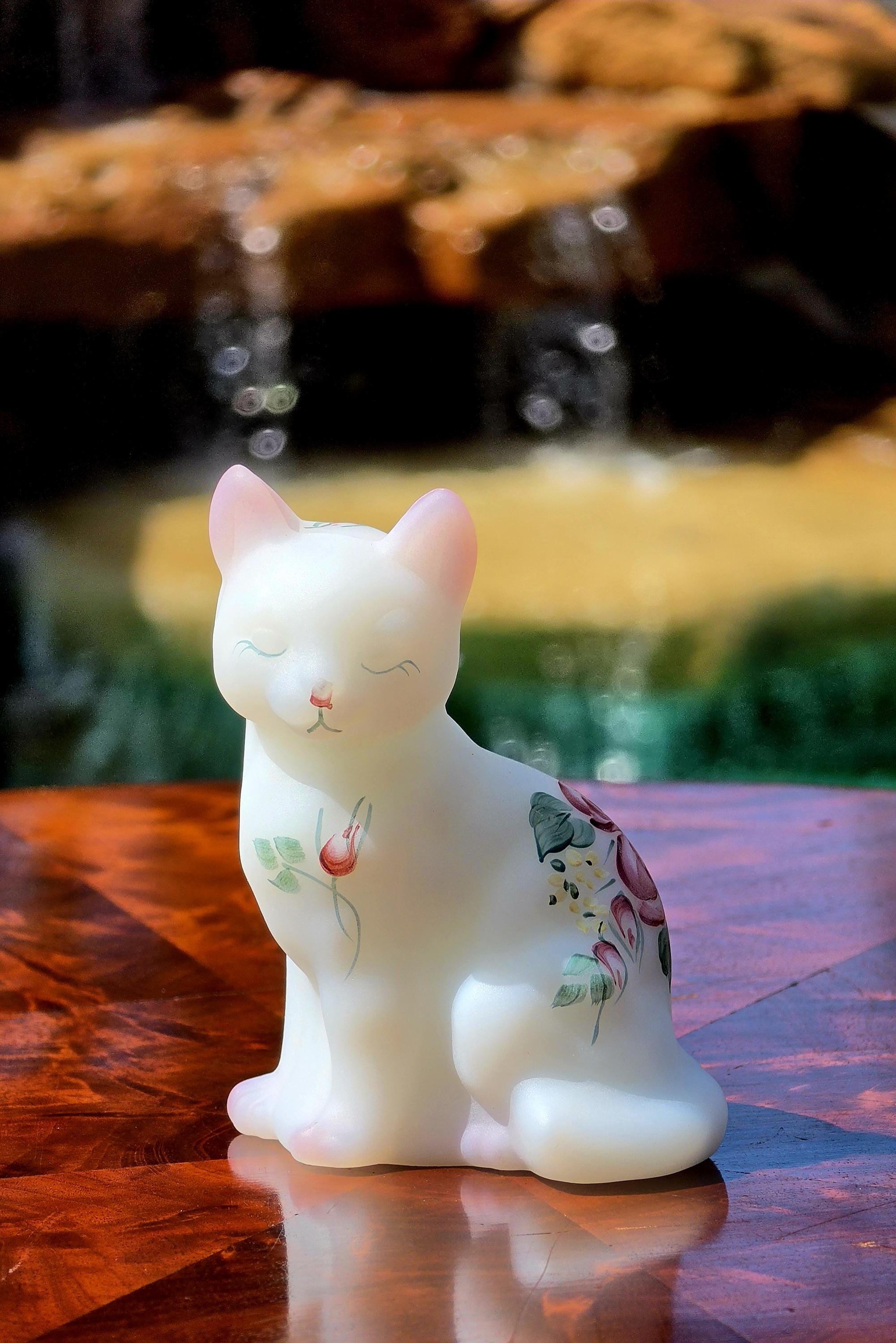 Fenton Glass Cat Hand Painted - Etsy - Page 3