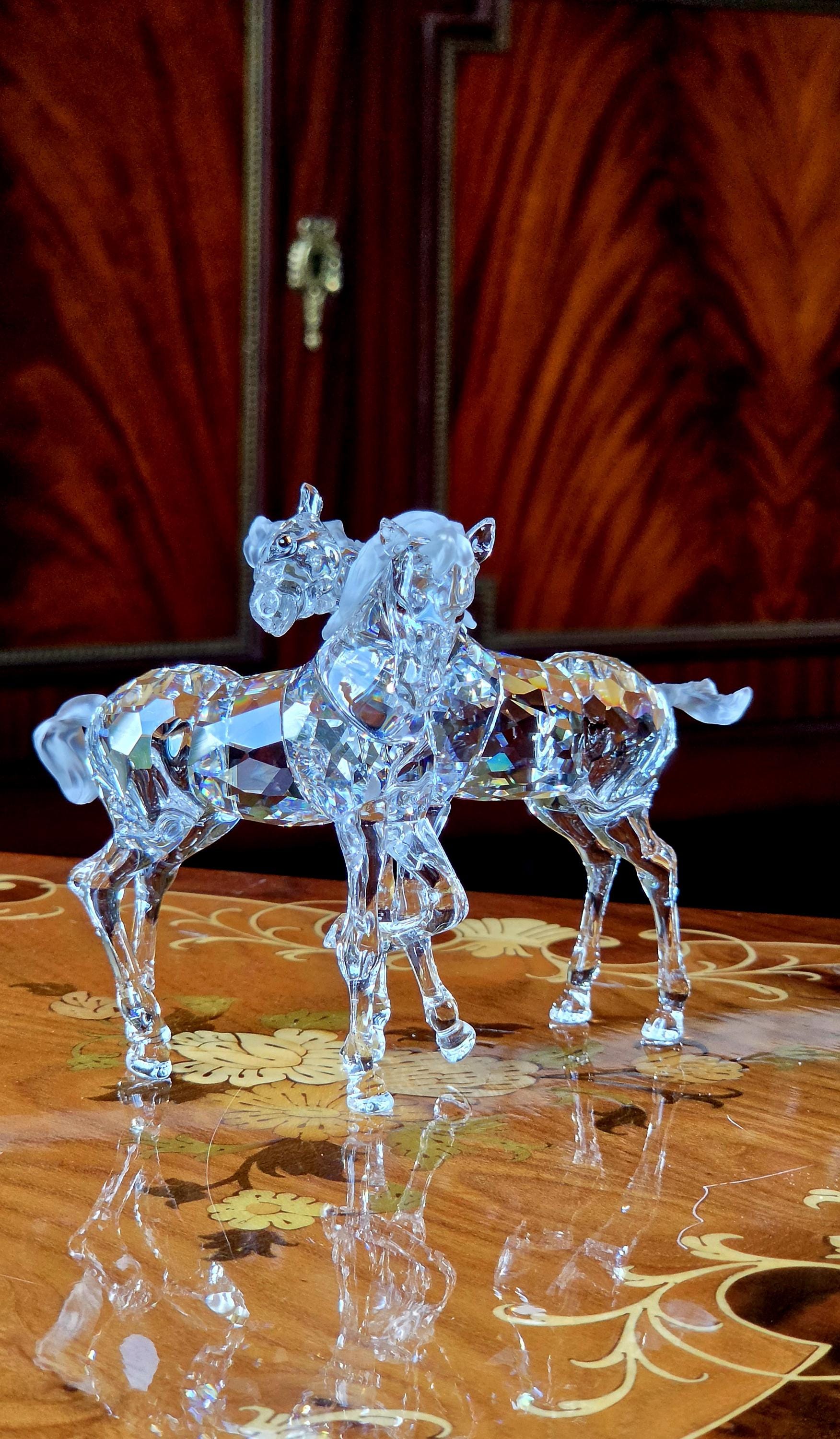 Swarovski Crystal Horse Figurines - Etsy
