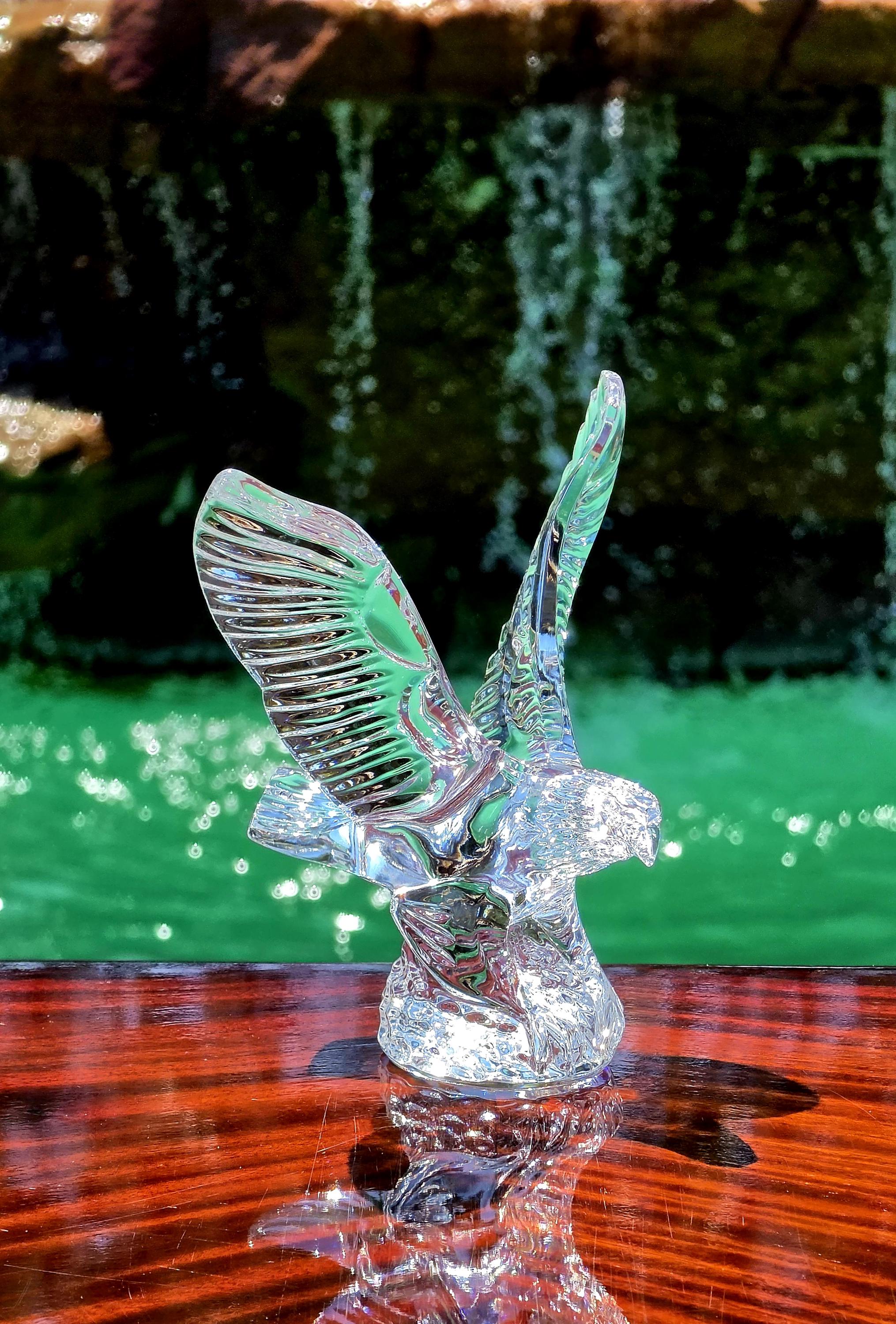 Crystal Eagle Figurine - Etsy