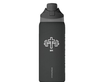 Reps & Revelations Isolierte Wasserflasche | Christlich inspirierte Trinkflasche fürs Fitnessstudio (946 ml)