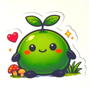 Junimo Sticker | adorable  Stardew Valley Inspired | Kawaii Forest Sprite Decal | Choose Your Color