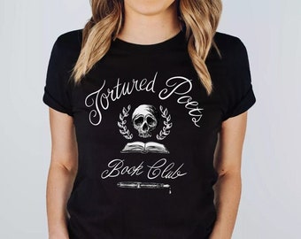 Tortured Poets Department Shirt Book Club Shirt Dark Academia Shirt Dead Poets Society Skull Dark Tee Literary