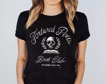 Tortured Poets Department Shirt Book Club Shirt Swiftie Gift Taylor Swift Fan Dark Academia Shirt Dead Poets Society Skull Dark Tee Literary