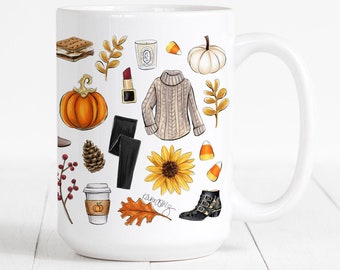 Fall Time Mug by Kara Ashley