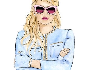 Emma "Chanel" Art Print