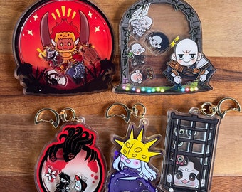 Bloodborne Dark Souls Ring Shaker Charms double sided