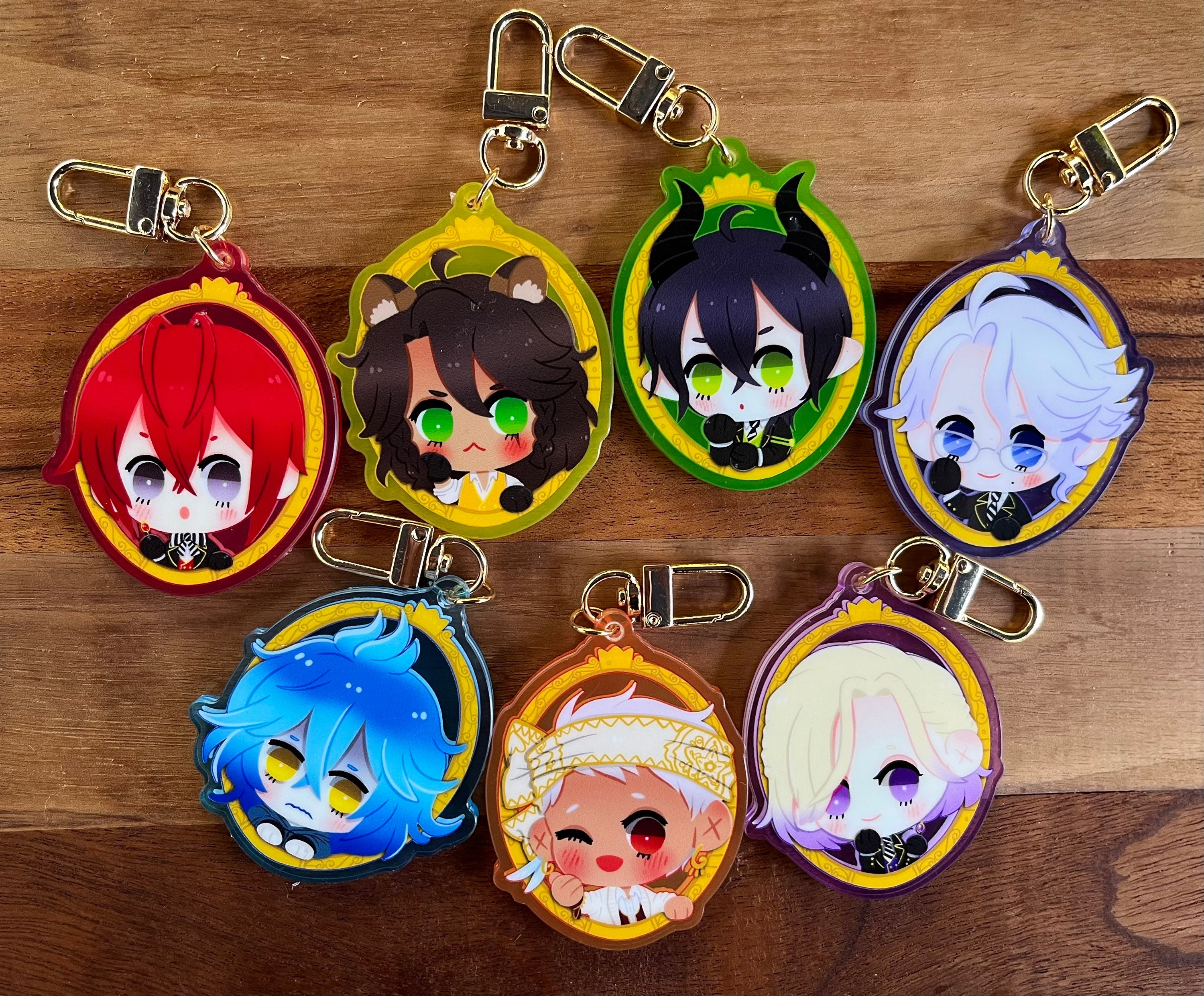 Twisted Wonderland Inspired Keychains Etsy